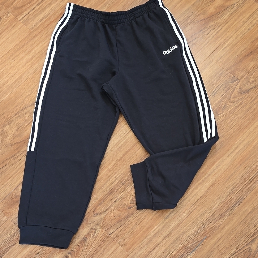 Mens Adidas Black Joggers
